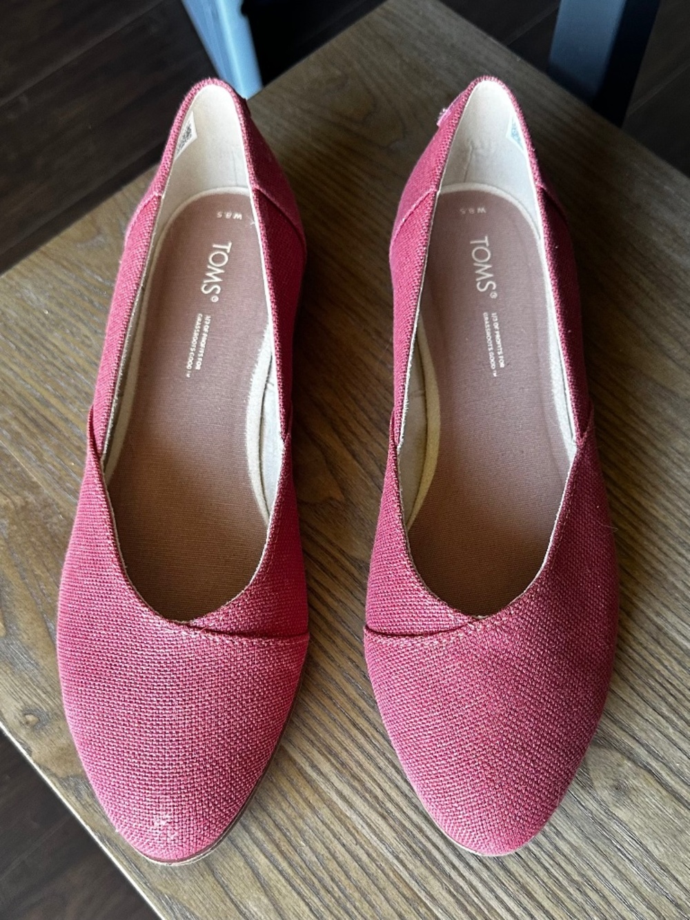 Toms Women’s Jutti Neat Canvas Flat - New with box